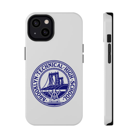 Classic Tech Seal - Impact-Resistant Phone Cases - Iphone Or Samsung - White