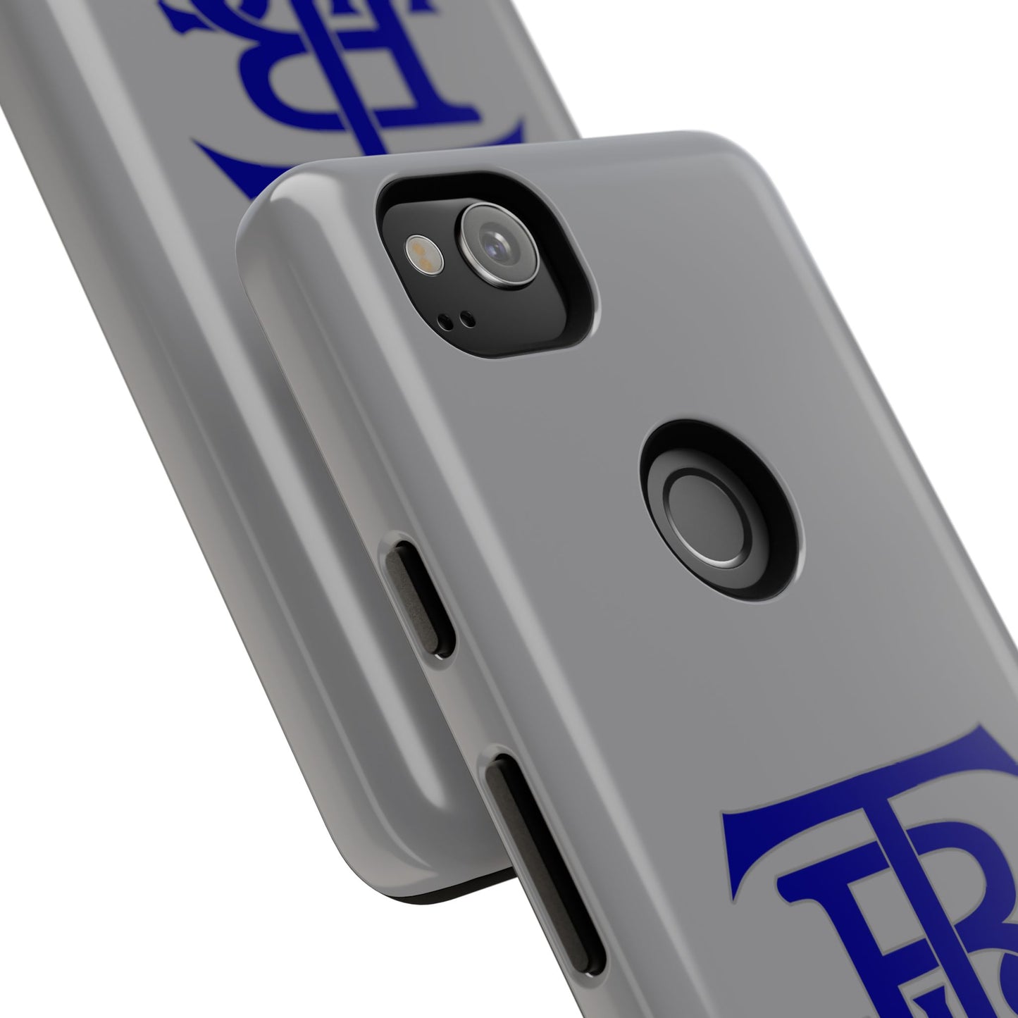 Stacked Logo - Tough Phone Cases - Gray - Google phones