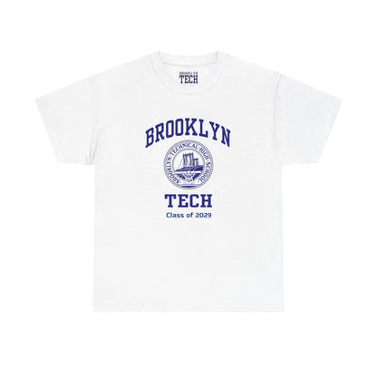 Brooklyn Tech Classic Logo - Men's Heavy Cotton T-Shirt - Class Of 2029