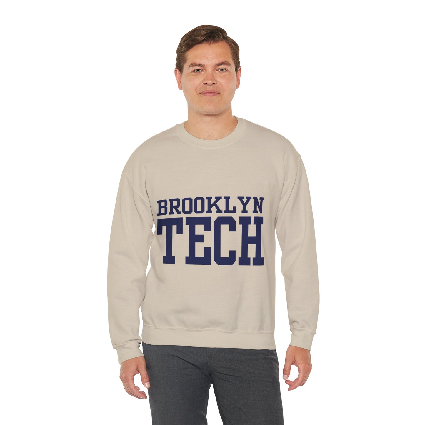 Classic Brooklyn Tech - Men's Heavy Blend Crewneck Sweatshirt