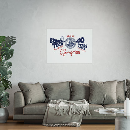 Class of 1986 Poster