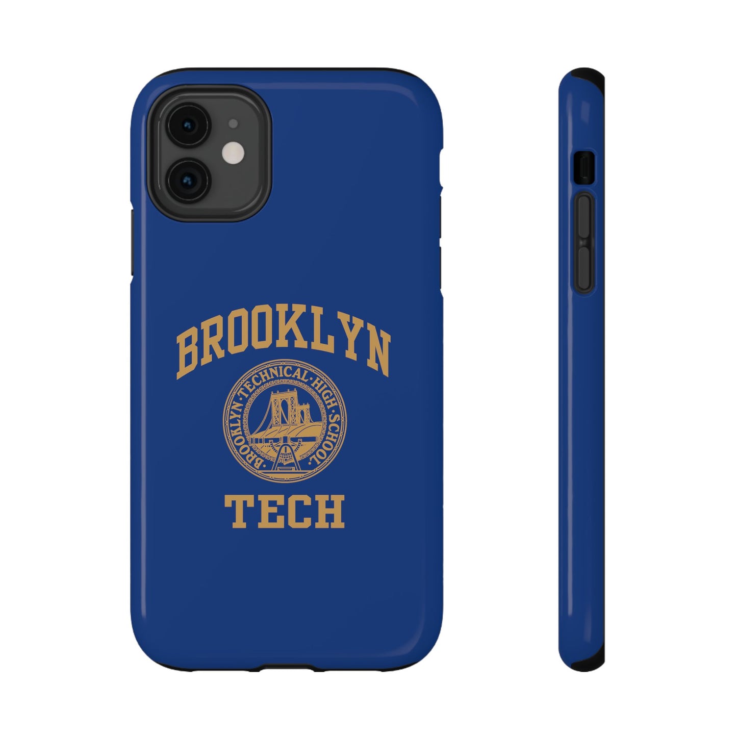 Brooklyn Tech Classic Logo - Impact-Resistant Phone Cases - Iphone Or Samsung - Navy