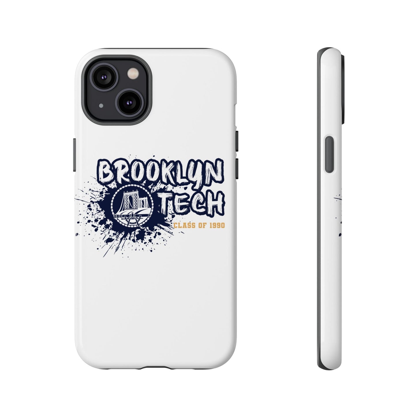 Class of 1990 Commemorative Tough Cases - iPhone Only - Gold font on White background