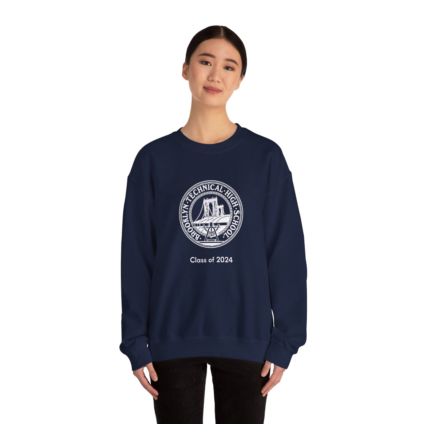 Classic Tech Logo - Men's Heavy Blend Crewneck Sweatshirt - Class Of 2024