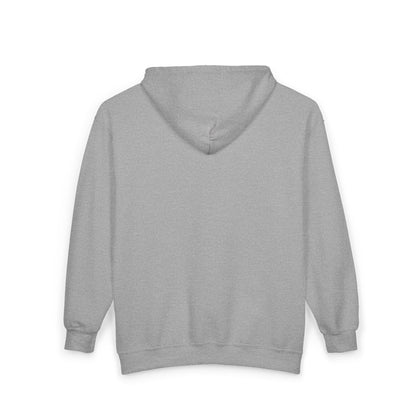 Classic Brooklyn Tech on Left Chest - Men's Full Zip Hooded Sweatshirt