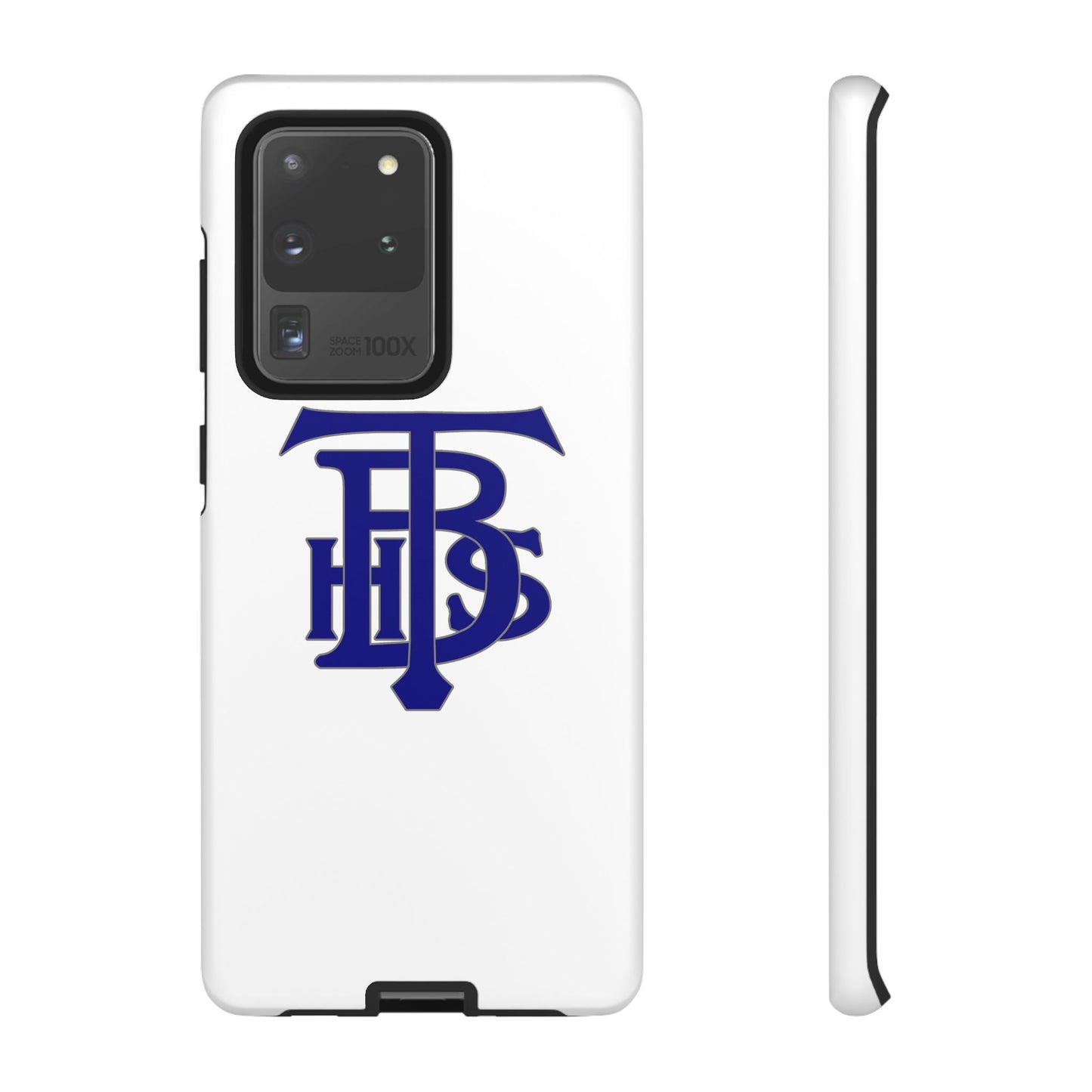 Stacked Logo - Tough Phone Cases - White