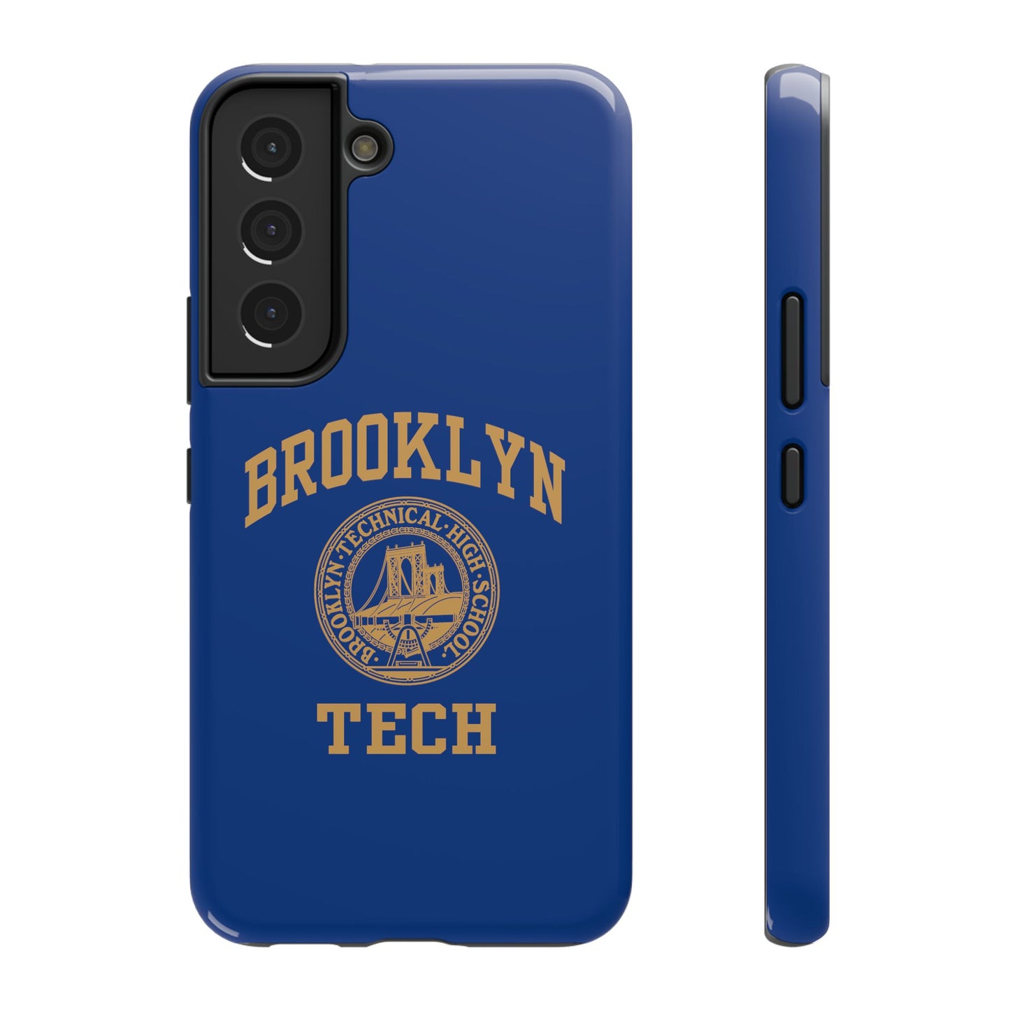 Brooklyn Tech Classic Logo - Impact-Resistant Phone Cases - Iphone Or Samsung - Navy