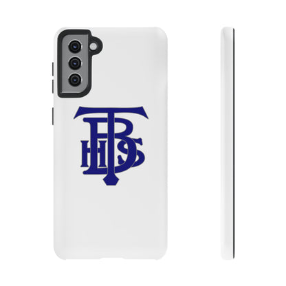 Stacked Logo - Tough Phone Cases - White