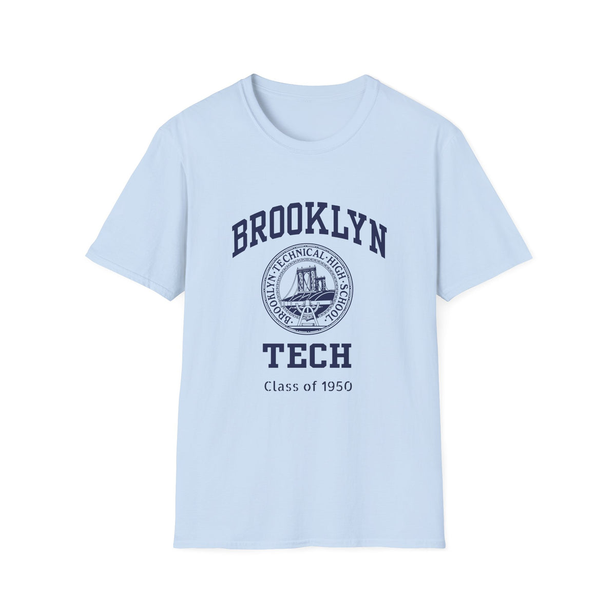 Class of 1950 - Classic Logo with Brooklyn Tech - Gildan Softstyle T-Shirt