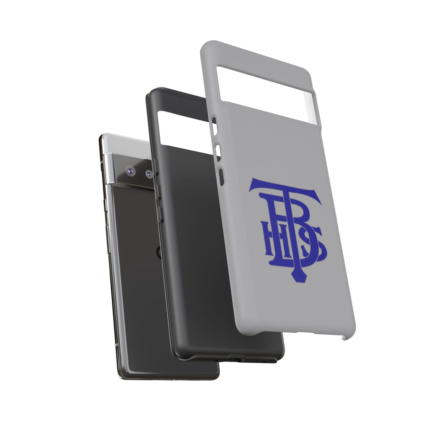 Stacked Logo - Tough Phone Cases - Gray - Google phones