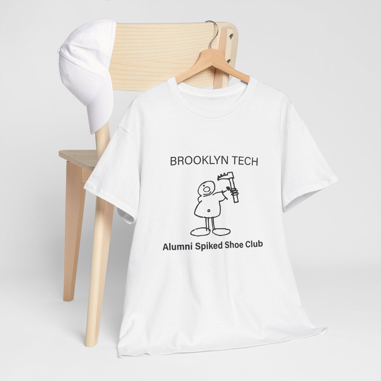 Brooklyn Tech "Alumni Spiked Shoe Club" Heavy Cotton T-Shirt