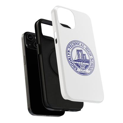 Classic Tech Logo - Impact-Resistant Phone Cases - Iphone Or Samsung - White