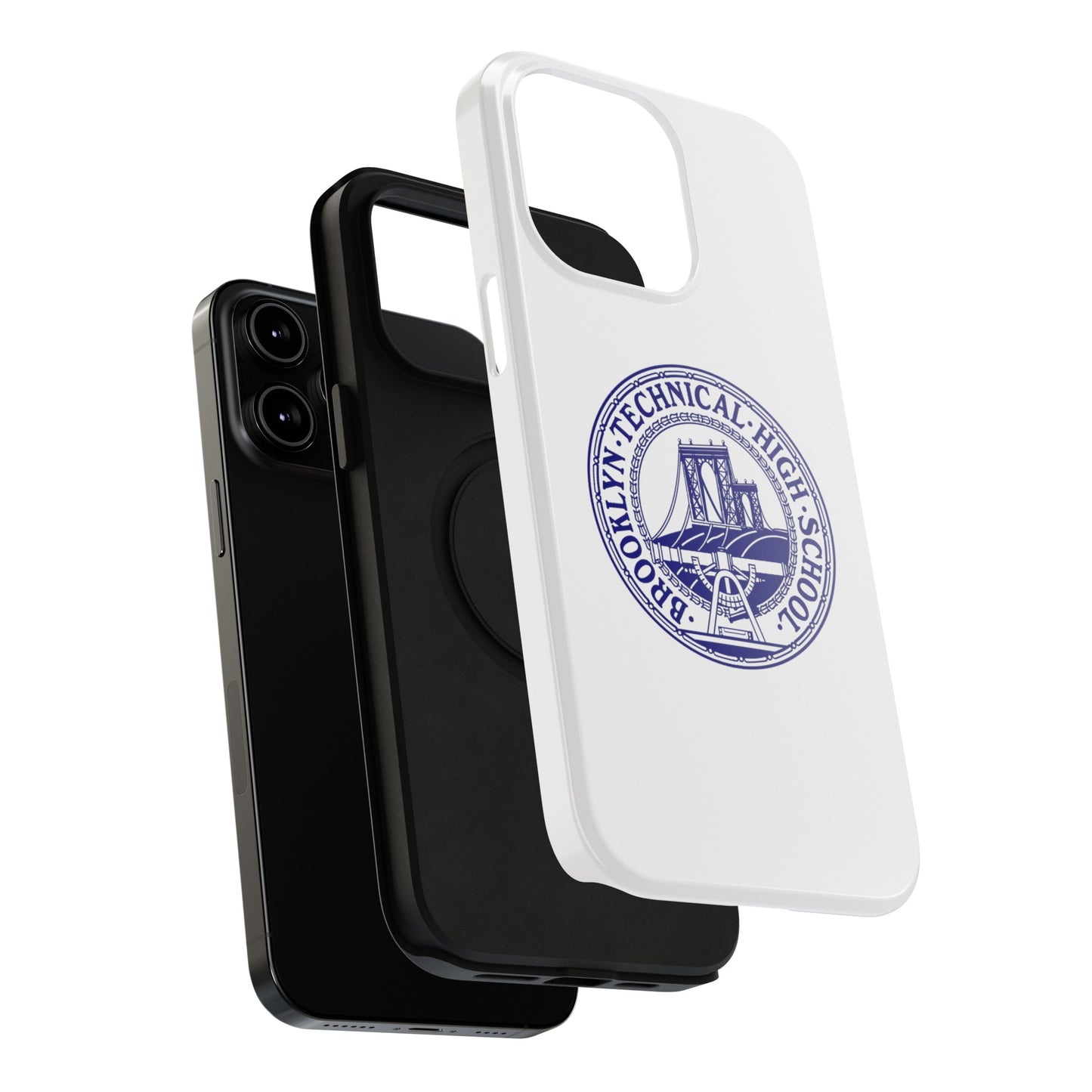 Classic Tech Logo - Impact-Resistant Phone Cases - Iphone Or Samsung - White