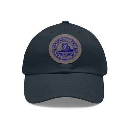 Classic Tech Logo - Hat with Leather Patch (Round)