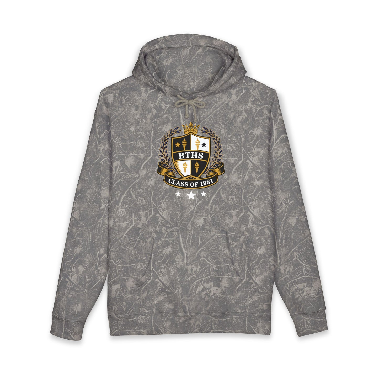 Class of 1981 - Simple Black Logo on Camo