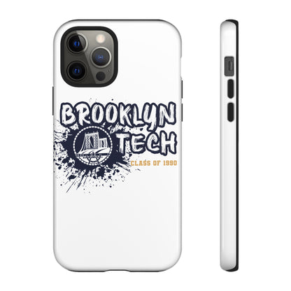 Class Of 1990 Commemorative Tough Cases - Apple & Samsung Only - Gold Font On White Background