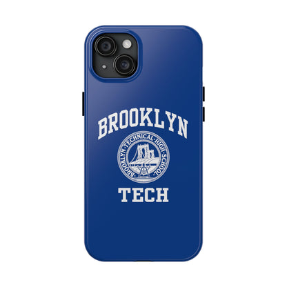 Brooklyn Tech Classic Logo - Tough Phone Cases - Navy