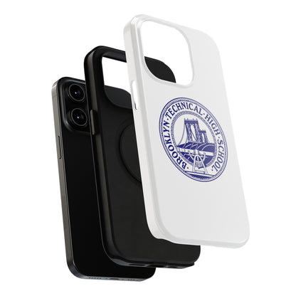 Classic Tech Seal - Impact-Resistant Phone Cases - Iphone Or Samsung - White