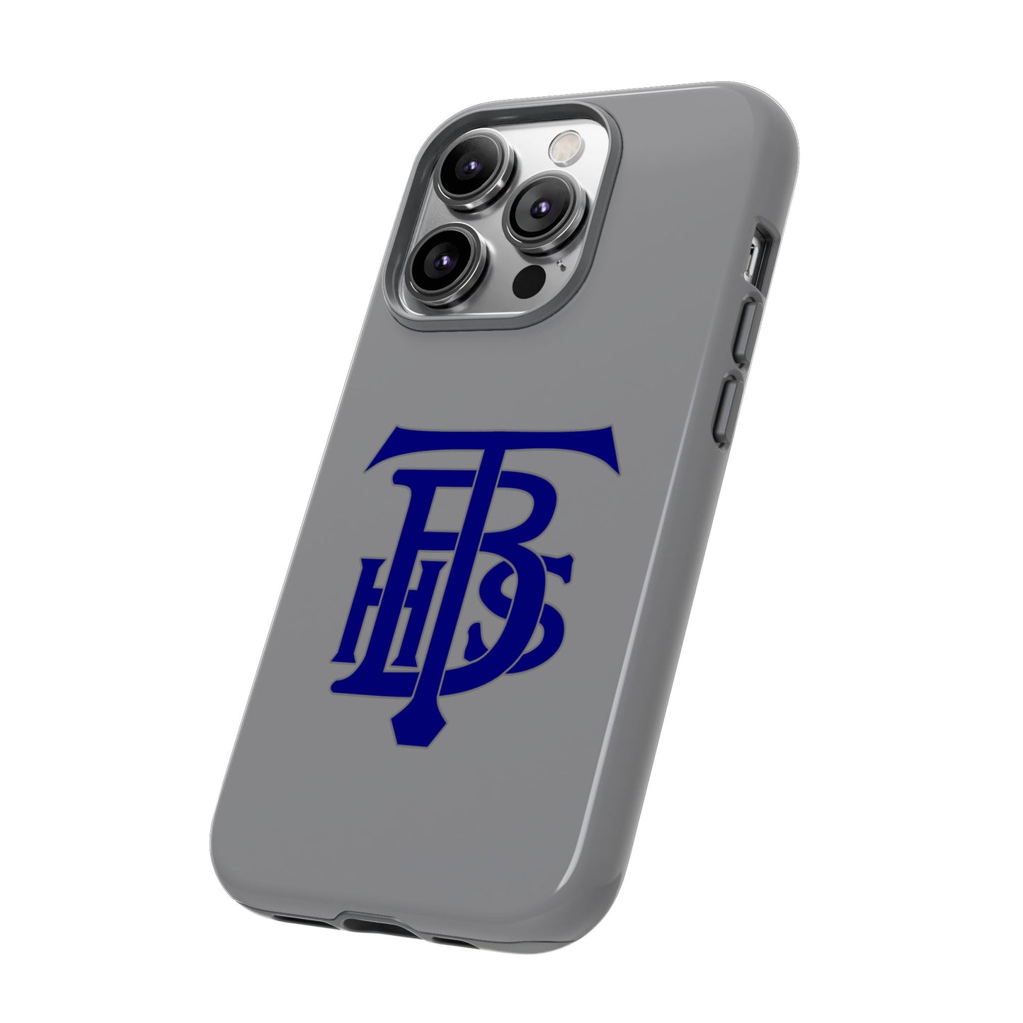 Stacked Logo - Tough Phone Cases - Gray - iPhones