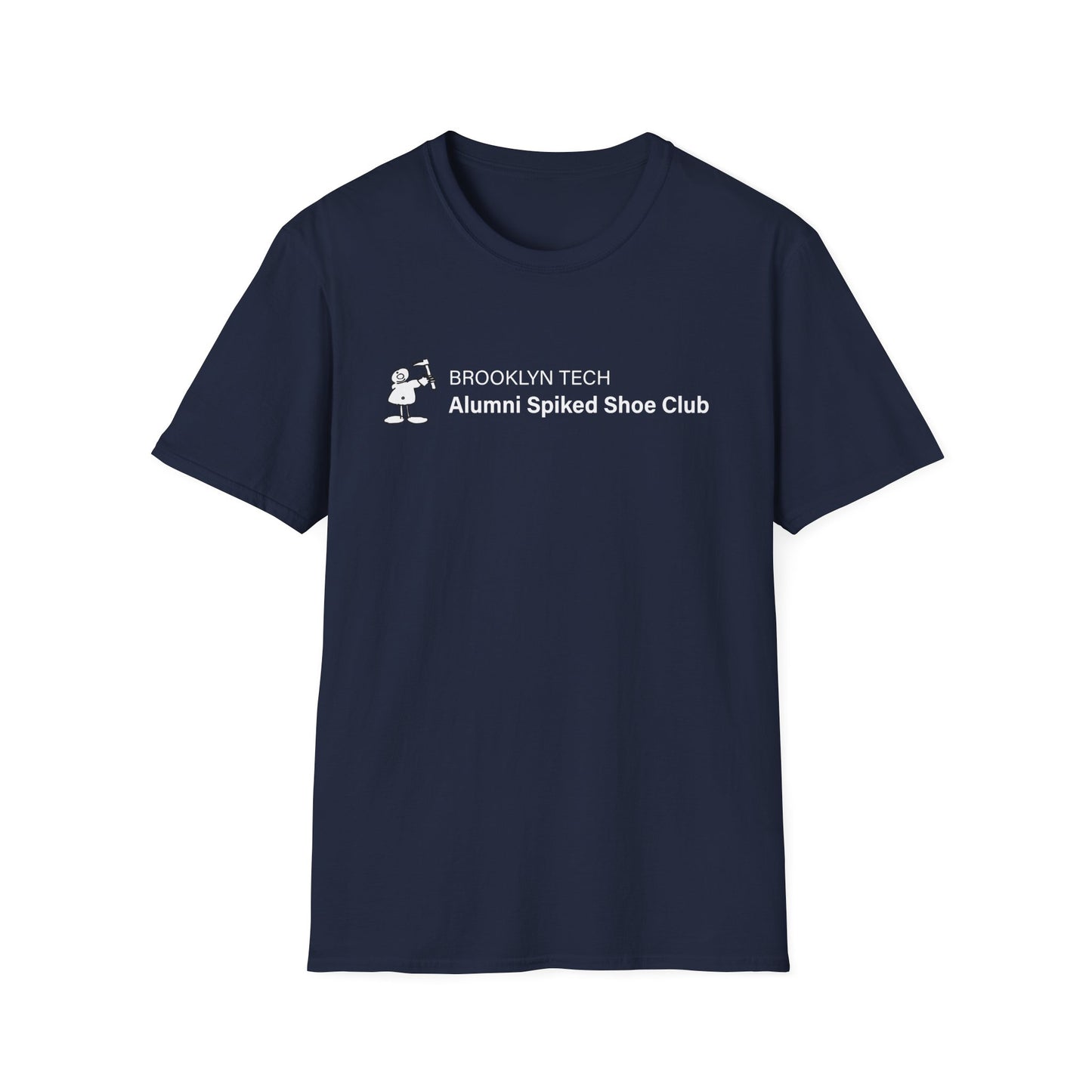 Brooklyn Tech Alumni Spiked Shoe Club Softstyle T-Shirt - Rectangular Logo