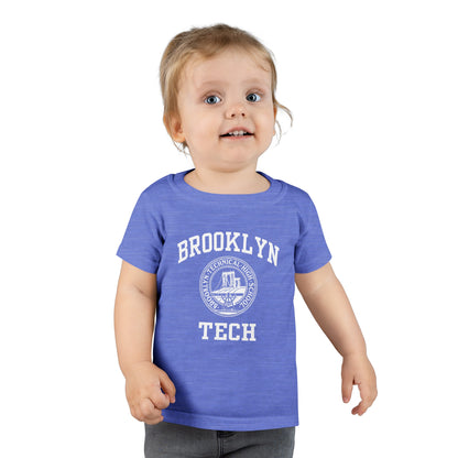 Family - Classic Brooklyn Tech Logo - Toddler Ringspun Cotton T-Shirt