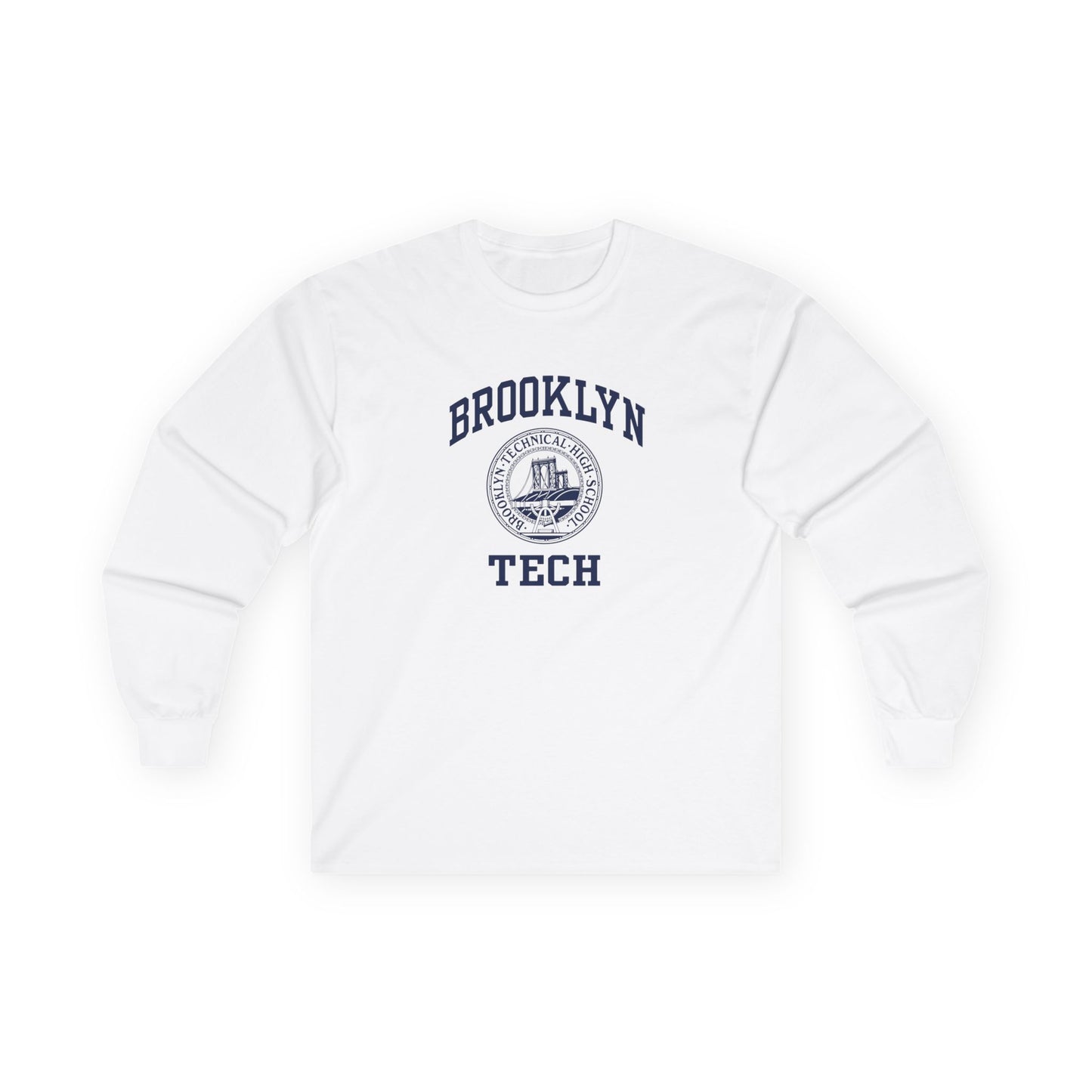 Classic Logo with Brooklyn Tech - Men's Ultra Cotton Long Sleeve Tee