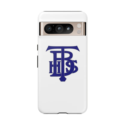 Stacked Logo - Tough Phone Cases - White