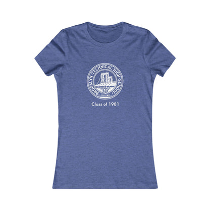Classic Tech Logo - Class of 1981 - Ladies Favorite Tee