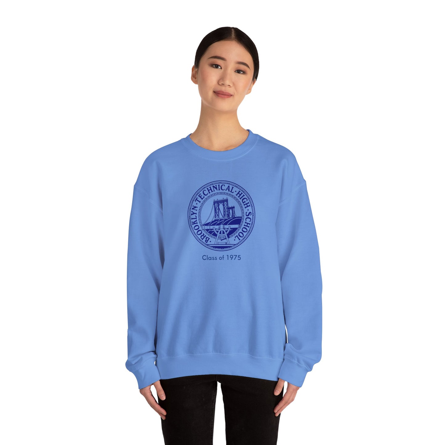 Classic Tech Logo - Class Of 1975 - Men's Heavy Blend™ Crewneck Sweatshirt