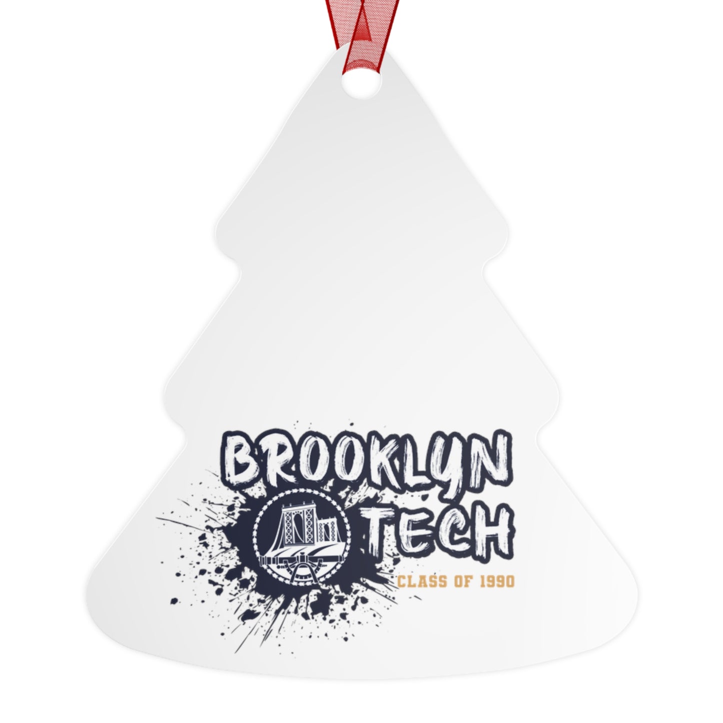Class of 1990 Commemorative Metal Ornaments - Gold font