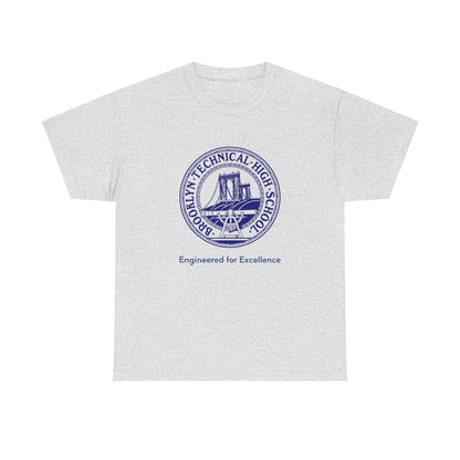 Classic Tech Logo - Engineered For Excellence - Men's Heavy Cotton T-Shirt