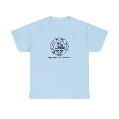 Classic Tech Logo - Engineered for Excellence - Men's Heavy Cotton T-Shirt