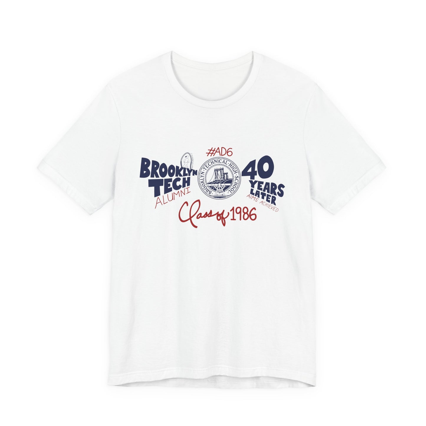 Class of 1986 Commemorative T-Shirt Unisex Jersey Short Sleeve T-Shirt