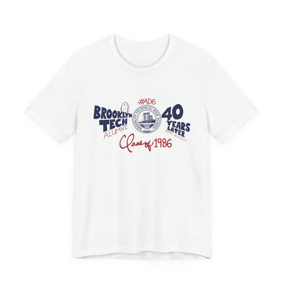 Class of 1986 Commemorative T-Shirt Unisex Jersey Short Sleeve T-Shirt