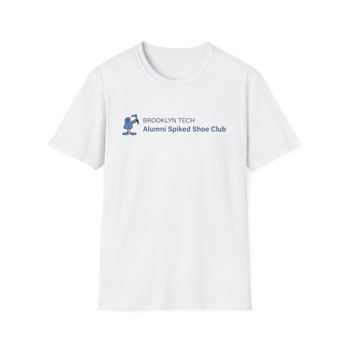 Brooklyn Tech Alumni Spiked Shoe Club Softstyle T-Shirt - Rectangular Logo