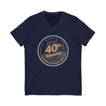 Class of 1985 Commemorative Unisex Jersey Short Sleeve V-Neck Tee - 40th Reunion