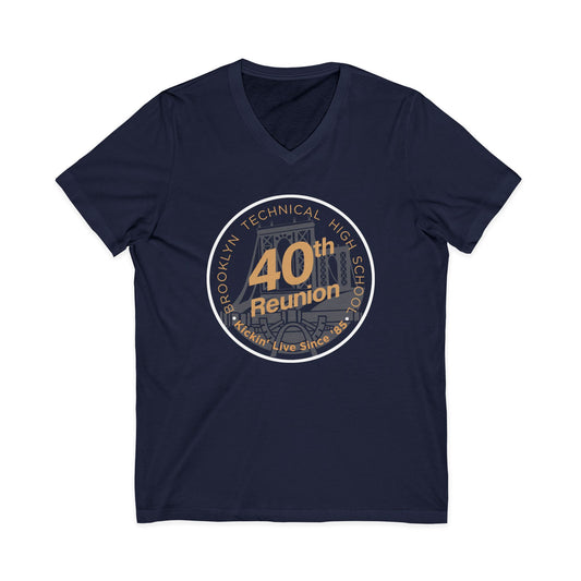Class of 1985 Commemorative Unisex Jersey Short Sleeve V-Neck Tee - 40th Reunion