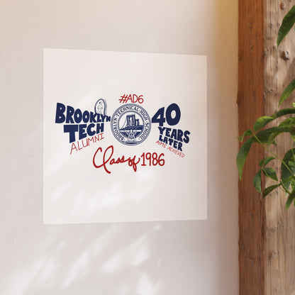 Class of 1986 Poster