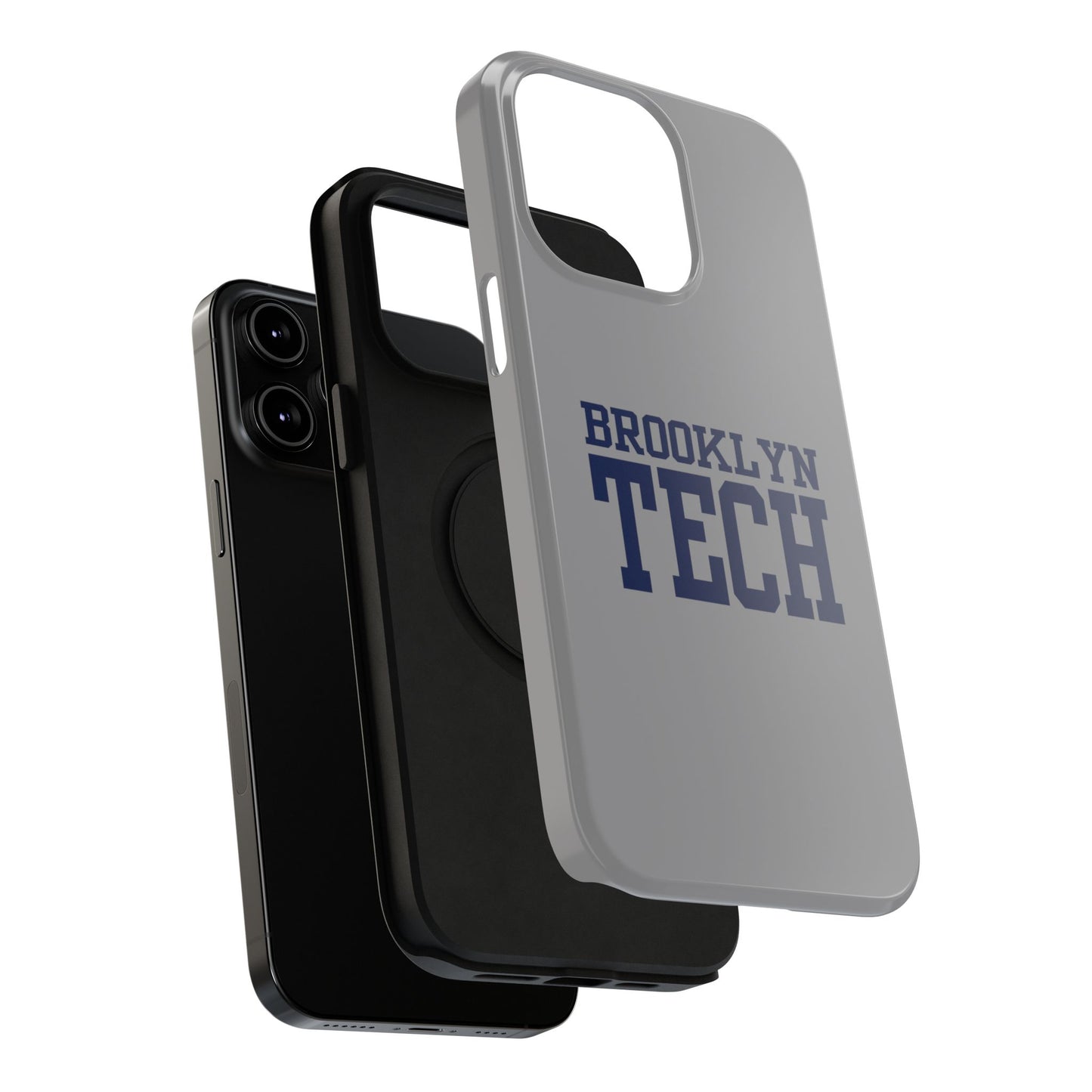 Brooklyn Tech - Impact-Resistant Phone Cases - Iphone Or Samsung - Gray