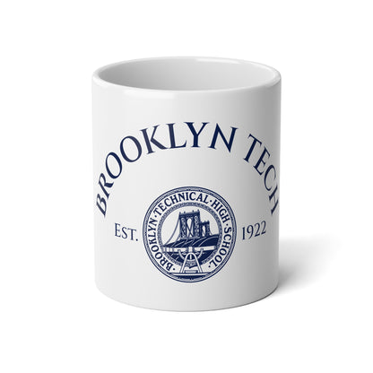 Classic Tech Logo and curved Brooklyn Tech 20oz Jumbo Mug