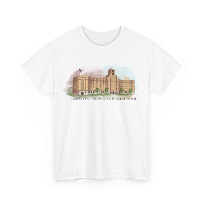 Boutique - Tech Building In Color W/o Map - Men's Heavy Cotton T-Shirt