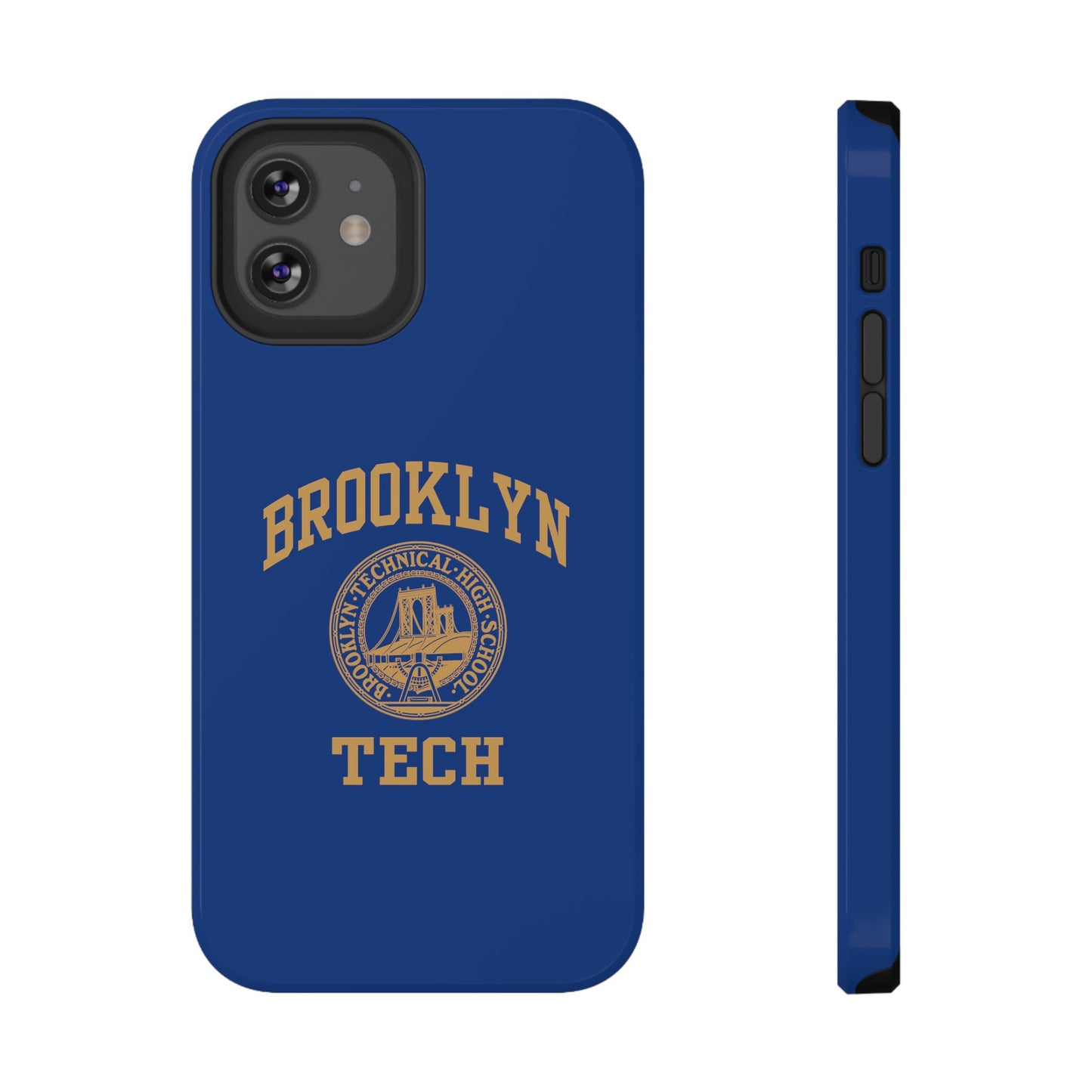 Brooklyn Tech Classic Logo - Impact-Resistant Phone Cases - Iphone Or Samsung - Navy