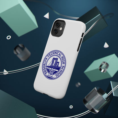 Classic Tech Seal - Impact-Resistant Phone Cases - Iphone Or Samsung - White