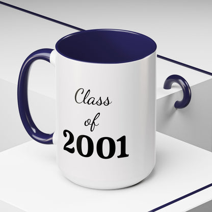 Copy of Class of 2001 Accent Coffee Mug — 11 & 15oz