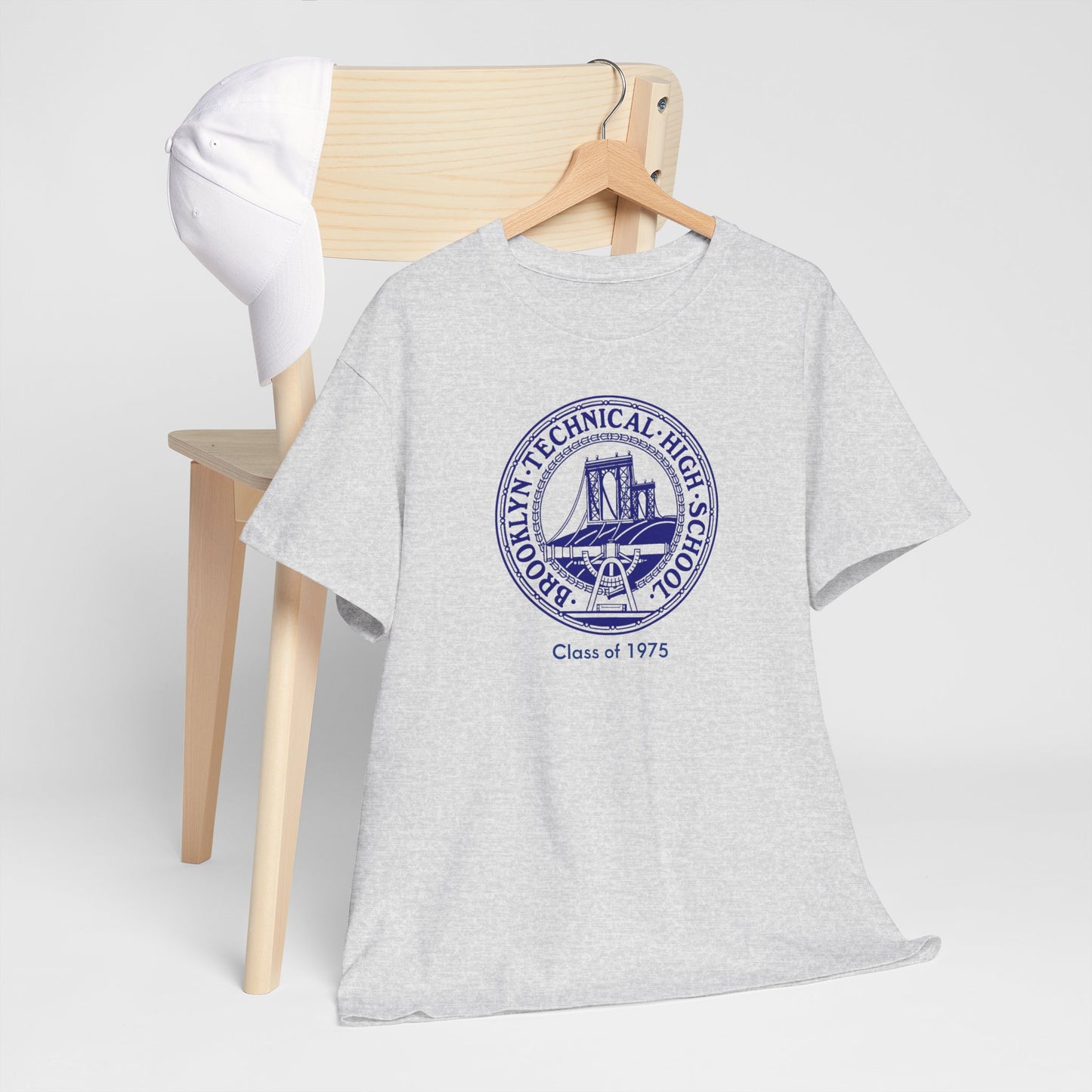 Classic Tech Logo - Class Of 1975 - Men's  Heavy Cotton T-Shirt