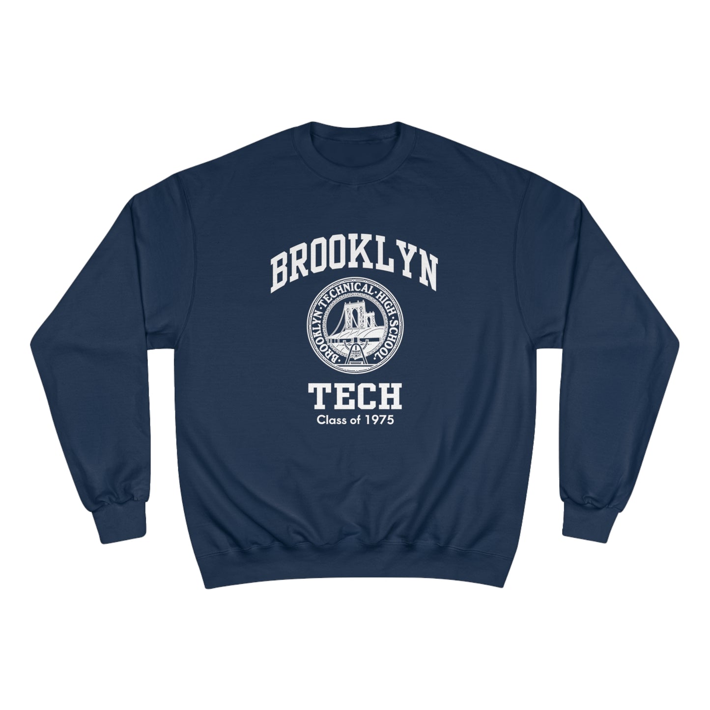 Brooklyn Tech Classic Logo - Champion Hoodie - Class of 1975