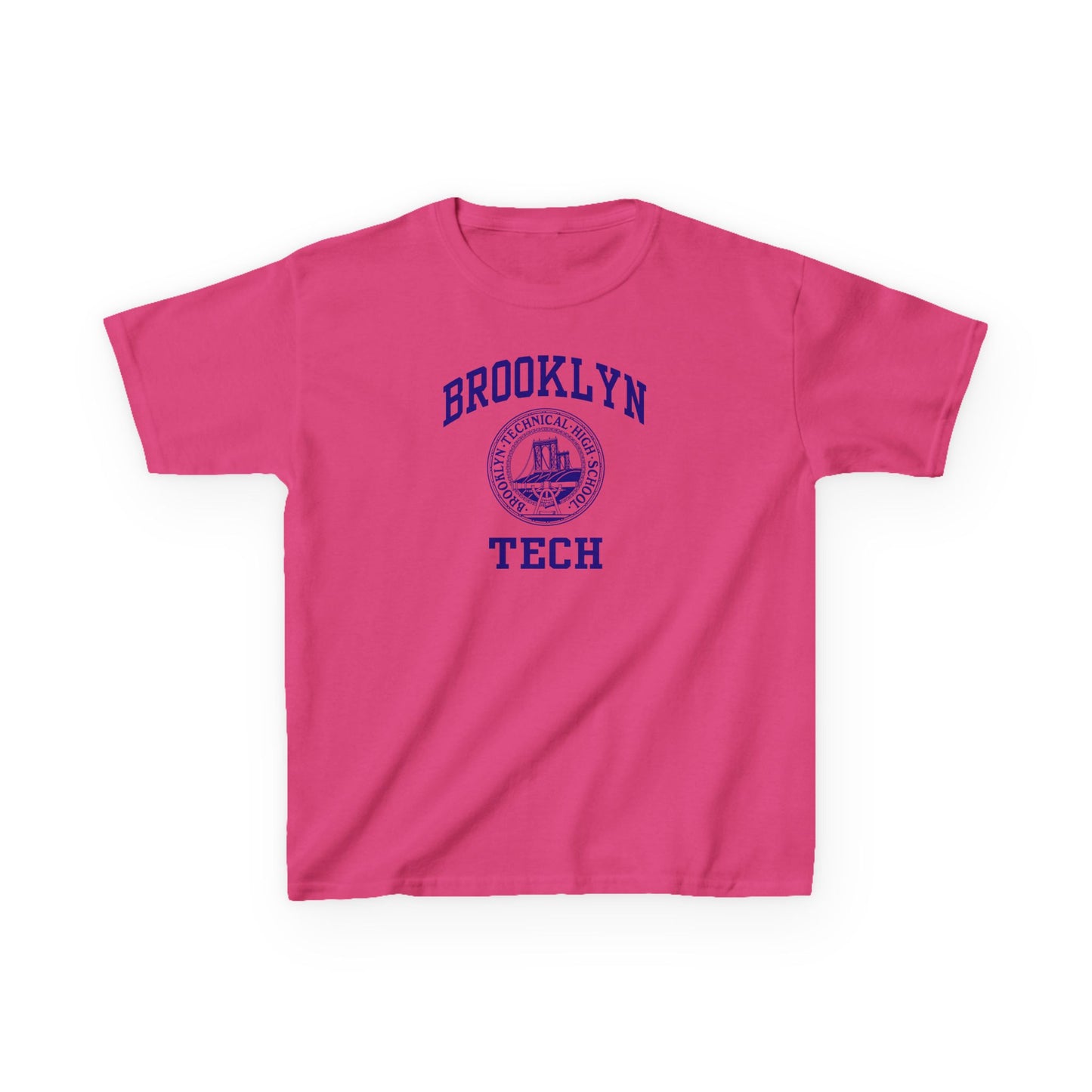 Family - Classic Brooklyn Tech Logo - Kids Heavy Cotton™ T-Shirt