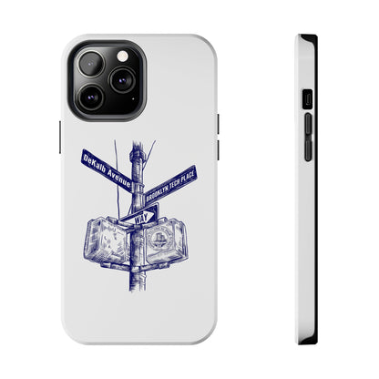 Dekalb Ave & Brooklyn Tech Place - Tough Phone Cases - White