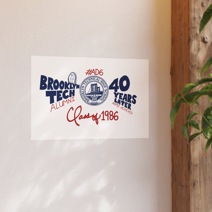 Class of 1986 Poster
