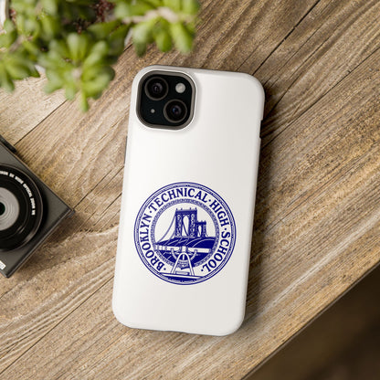 Classic Tech Seal - Impact-Resistant Phone Cases - Iphone Or Samsung - White